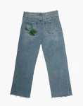 Washed Blue Denim Korea Colour